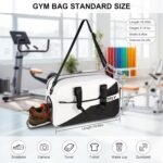 Gym Bag for Men and Women, Water-Resistant Duffel Bag with Dry-Wet Separation & Shoe Compartment, Workout Bag for Travel, Sports - Image 5