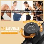 VANSWE Recumbent Exercise Bike for Adults Seniors - Recumbent Bikes for Home with Magnetic Resistance, Bluetooth and App Connectivity, Pulse Sensor - Image 6