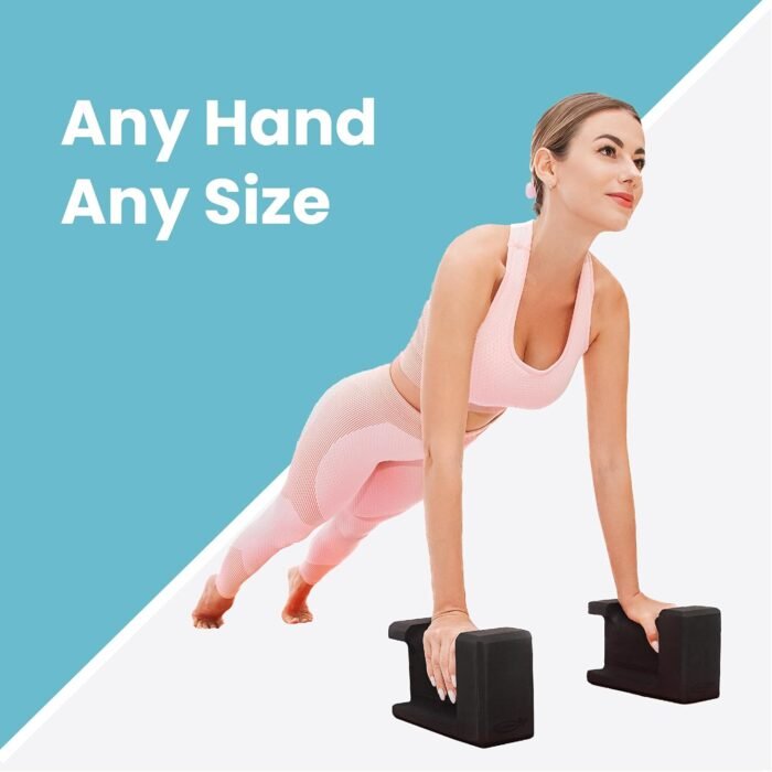 Ergo Yoga Blocks, Relieve Wrist Pain, Improve Comfort and Grip, Contoured Design, Pilates Exercise Balance & Stretching - Image 3