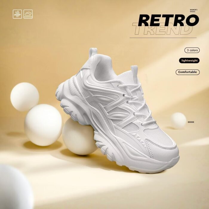 Women's Road Running Shoes Non Slip Ladies Walking Fashion Athletic Sneakers Work Gym Comfort Lightweight Mesh Soft Sole - Image 3