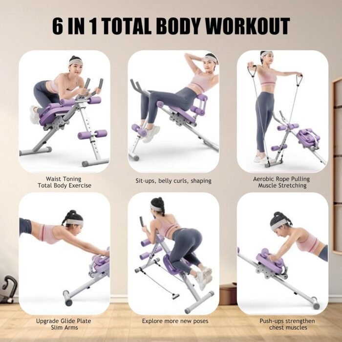 Wooa Ab Machine, Adjustable Ab Trainer Machine, Ab Workout Equipment, Ab Machine for Stomach Workout, Ab Workout Machine - Image 4