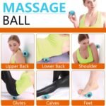 Massage Roller Ball, Deep Tissue Massager for Myofascial Release, Mobility Ball for Exercise and Workout Recovery, Alleviating Neck, Back, Legs, Foot or Muscle Tension - Blue, 8cm / 3.15in - Image 3