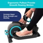 Cubii Total Body - Compact 2-in-1 Elliptical with 12 Resistance Levels, Low-Impact Cardio & Strength Training with an Ergonomic Pulley System for a Full-Body Workout - Adult to Senior - Image 3
