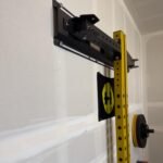 HulkFit Pro Series Wall Mounted Folding Squat Rack and Power Rack with Pull Up Bar & J Hooks for Home Gym, Strength Training Exercise Equipment - Image 5