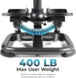 Sunny Health & Fitness 2-in-1 Premium Power Stepper with Resistance Bands, Low-Impact Cardio, Space-Saving, Height-Adjustable, with Enhanced Bluetooth Connectivity with Free SunnyFit App - Image 3