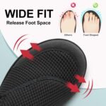 LeIsfIt Mens Walking Shoes Wide Diabetic Shoes Adjustable Barefoot Shoes Breathable Zero Drop Shoes Wide Width Arthritis Edema Shoes - Image 3