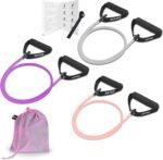 Resistance Exercise Band with Handles, Workout Band Weight Band for Physical Therapy,Strength Training Home Gym Fitness,with Door Anchor & Storage Bag. - Image 2