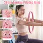 Pilates Essentials Kit for Women, Pilates Equipment, for Home Workouts with Ring and Ball Set, 3pcs Booty Bands, Yoga Bands for Stretching, Fascia Ball, Yoga Socks - Image 3