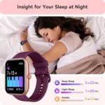 Smart Watch for Women Men, Smartwatch for iPhone & Android Bluetooth (Answer/Call) Built-in Alexa, 1.91" HD Fitness Tracker with 105+ Sport Modes, IP68 Waterproof, Sleep/Heart Rate/SpO2/Stress Monitor - Image 5