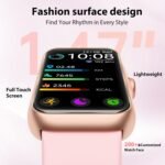 Fitness Tracker with 24/7 Continuous Heart Rate, Blood Oxygen Monitor, Smart Watch with Sleep Monitor, IP68 Waterproof Activity Tracker Step Counter for Women Men - Image 3