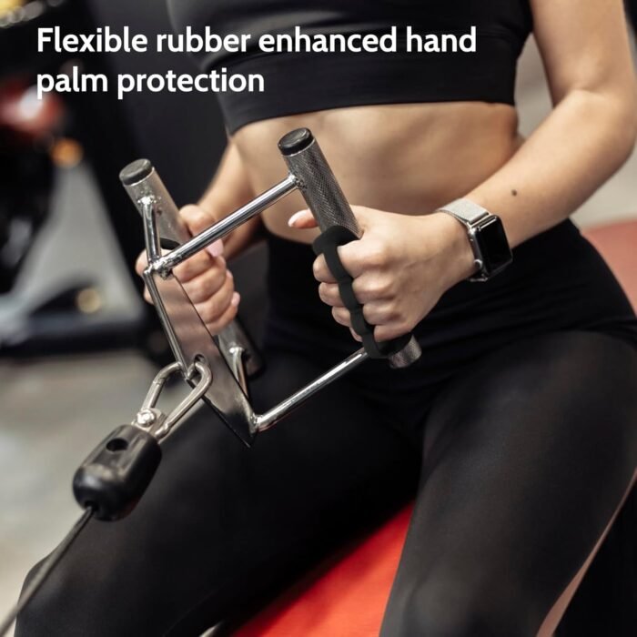 Anti-Slip Workout Grips: New Rubber Gym Grips Deadlifts Palm Protection Gloves for Weight Lifting, Dumbbell, Deadlift, Bar Pad Pull Up Grippers, Gym Training and Exercise for Men Women - Image 6