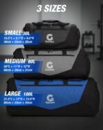 Gonex Gym Duffel Bag with Shoe Compartment Wet Pocket, Large Capacity Sports Duffle Bag for Men Women, Workout & Travel Bag with Multiple Pockets, Black/Gray, Small (30L) - Image 6