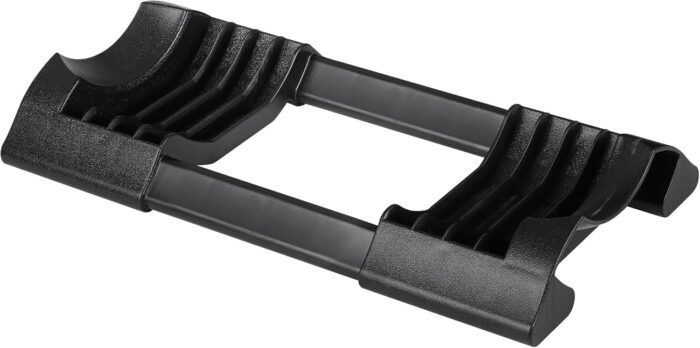 Adjustable Dumbbell Set with 8 Black Plates and Handle Bar, Rubber Coated Dumbbell with Two-Ways Regulation - Image 6