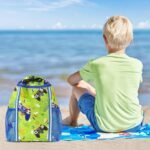 WAWSAM Kids Gym Drawstring Backpack String Bag, Game Sports Gym Bag for Kids Boys Waterproof Swimming Beach String Cinch Backpack with Two Water Bottle Pocket - Image 7