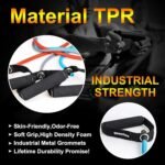 Resistance Exercise Band with Handles, Workout Band Weight Band for Physical Therapy,Strength Training Home Gym Fitness,with Door Anchor & Storage Bag. - Image 9