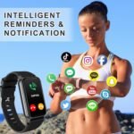 Fitness Tracker, Step Tracker with 24/7 Heart Rate, Sleep, Blood Oxygen Blood Pressure Watch, 120+ Sports Modes, Calorie Counter Pedometer for Women Men - Image 6