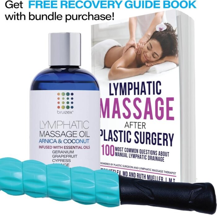 Lymphatic Drainage Massage Roller Stick for Post Liposuction & Fibrosis Treatment, Surgery Recovery 360 Lipo, Tummy Tuck & BBL, Lipo Foam, Compression Garment, Faja Compatible - Image 8