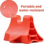 Keyserve(Red Pressure Point Massage Tool Handheld - Deep Muscle Trigger Acupressure Point Massager - Cervical Traction Device Portable Cervical Vertebra Release Device Pressure Point Massage Tool - Image 4