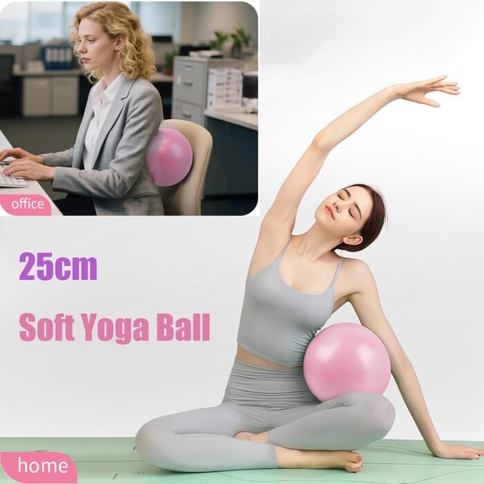 Pilates Essentials Kit for Women, Pilates Equipment, for Home Workouts with Ring and Ball Set, 3pcs Booty Bands, Yoga Bands for Stretching, Fascia Ball, Yoga Socks - Image 4