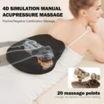 Rechargeable Back and Neck Massager with Heat,U6 New Upgrade Back Massager for Pain Relief Deep Tissue,4D Massage Heads,20 Massage Contacts for Neck,Shoulder,Legs,Foot,Gifts for Women Men - Image 5