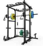 Sportsroyals Power Cage,1600lbs Multi-Function Power Rack with Adjustable Cable Crossover System and More Training Attachment, Weight Cage for Home Gym - Image 2