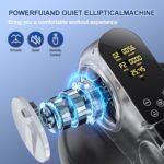 Under Desk Elliptical Machine - Upgraded Model, Ellipse Leg Exerciser for Seniors Fully Assembled, Quiet & Portable,Electric Seated Pedal Exerciser with Remote Control & 12 Adjustable Speeds - Image 3