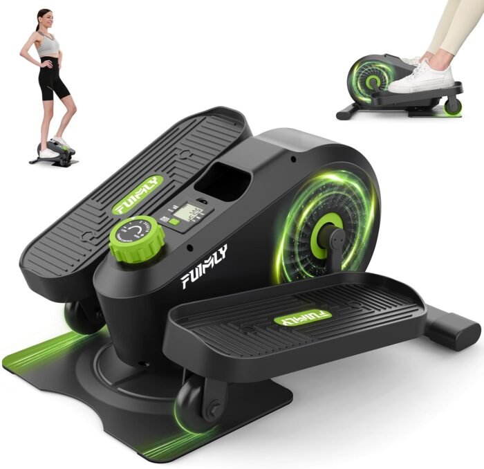 FUNMILY Under Desk Elliptical, Under Desk Bike Pedal Exerciser, Fully Assembled Leg Exerciser 2 in 1 Seated Standing Elliptical, Ultra-Quiet Mini Elliptical Machines for Home Office Use - Image 2