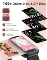Fitness Tracker, Smart Watches for Women/Men, 24/7 Heart Rate Monitor Watch with Sleep Tracker, Step Counter, 20+ Sport Modes Fitness Watches for Women/Men, Android Smart Watch for Phones - Image 8