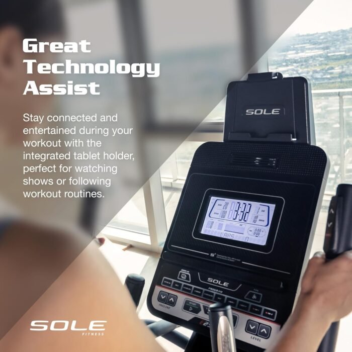SOLE Fitness Elliptical Exercise Machines, Models E25, E35, E95, E95S, E98, Elliptical Machines for Home Use, Home Exercise Equipment for Cardio Training, Work from Home Fitness Stepper Machine - Image 5