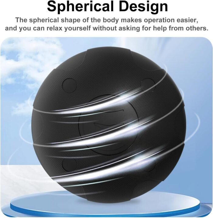 Vibrating Massage Ball with 5-Speed Mode for Muscle Recovery, Myofascial Release - Deep Tissue Massage Ball for Trigger Point Massage - Mobility Ball Back & Hip Flexor Release Tool - Image 3