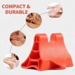 Keyserve(Red Pressure Point Massage Tool Handheld - Deep Muscle Trigger Acupressure Point Massager - Cervical Traction Device Portable Cervical Vertebra Release Device Pressure Point Massage Tool - Image 8
