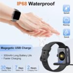 Smart Watch for Men Women(Answer/Make Calls), 1.96" HD Smartwatch, Fitness Tracker with 110+ Sport Modes, IP68 Waterproof, Heart Rate/Sleep/Step Monitor, Pedometer, Activity Tracker for Android iOS - Image 4