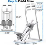 MERACH Stair Stepper for Home Gym Exercise, New Version Vertical Climber Machine for Full-Body Workout, Compact Folding Cardio Exercise Climber with Extended Step Range, Adjustable Handlebar & Pedals - Image 9