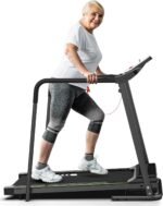 Redliro Walking Treadmill for Senior with Long Handrail, 300 lbs Capacity, Recovery Fitness Exercise Machine Foldable Treadmills for Home with Holder LCD Display, Holder for Phone & Cup - Image 2