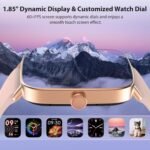 Smart Watch for Women, 2025 New Smartwatch (Answer/Make Call) for iPhone/Android, 1.85" HD Dynamic Dial Fitness Tracker with 110+ Sport Modes, Sleep/Health Monitor, IP68 Waterproof, with 2 Bands - Image 5
