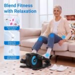 MERACH Under Desk Elliptical Machine, Elliptical Leg Exerciser As Seen On TV for Seniors Adults Fully Assembled, Elliptical Exercise Machine Portable Electric Pedal with Remote Control&12 Auto Mode - Image 5
