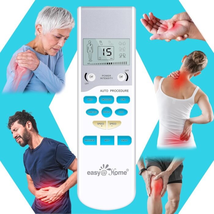 Easy@Home TENS Unit Muscle Stimulator - Electronic Pulse Massager, 510K Cleared, FSA Eligible OTC Home Use Handheld Pain Relief Therapy Device-Pain Management Machine Gift for Mom Dad - EHE009 - Image 6