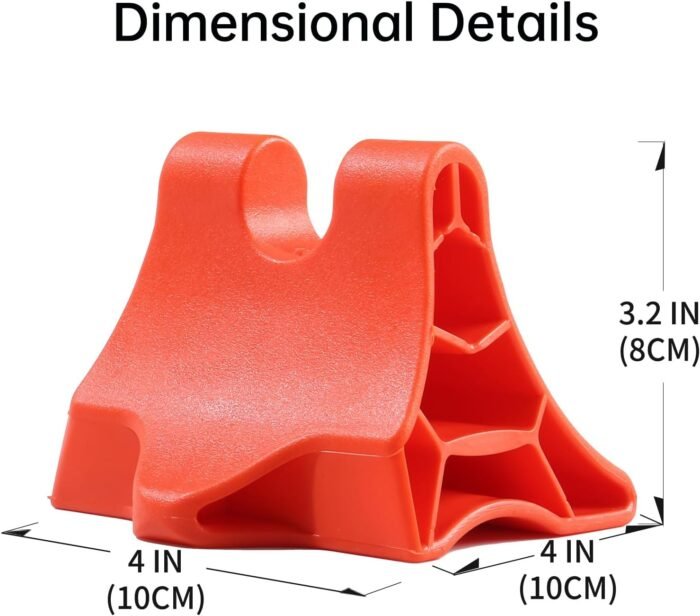 Keyserve（Red Pressure Point Massage Tool Handheld - Deep Muscle Trigger Acupressure Point Massager - Cervical Traction Device Portable Cervical Vertebra Release Device Pressure Point Massage Tool - Image 5