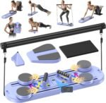 Pilates Board, Foldable Pilates Reformer Equipment with Timer, 7-in-1 Multi-Purpose Portable Pilates Reformer Machine Home Pilates Kit for Home Workout, Fitness, Exercise, Abs, Core Equipment - Image 2