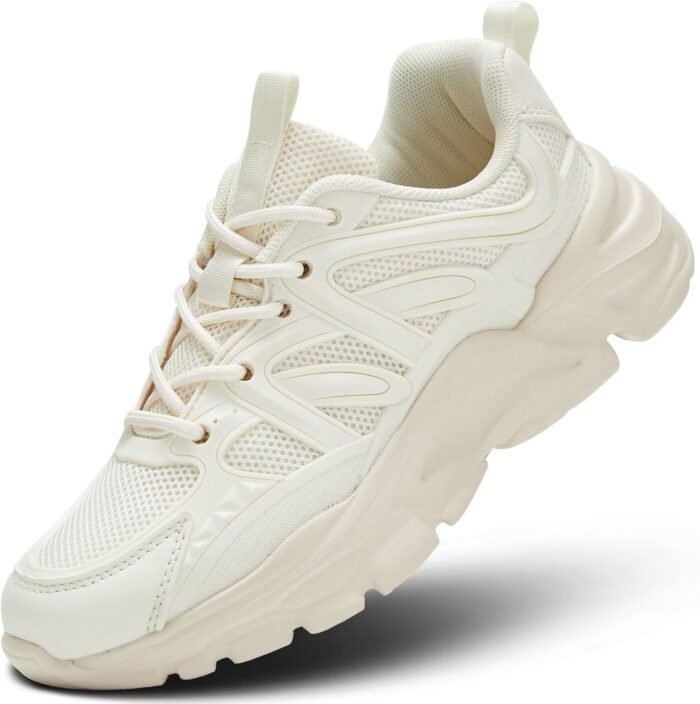 Women's Road-Running-Shoes Slip on Ladies Walking Fashion Athletic Sneakers Work Gym Comfort Lightweight Mesh Soft Sole - Image 2