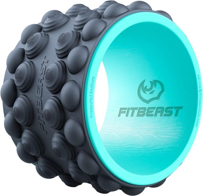 FitBeast Back Roller, Back Wheel Foam Roller - Targeted Muscle Roller for Deep Tissue Massage, Back Stretcher - Image 2