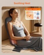 COMFIER Shiatsu Back Massager with Heat,Massage Chair Pad for Back Relief deep,Heated seat Cushion,Chair Massager for Neck,Hip with Kneading & Vibration,Home Office,Gifts for Women Men,Dad,Mom - Image 4