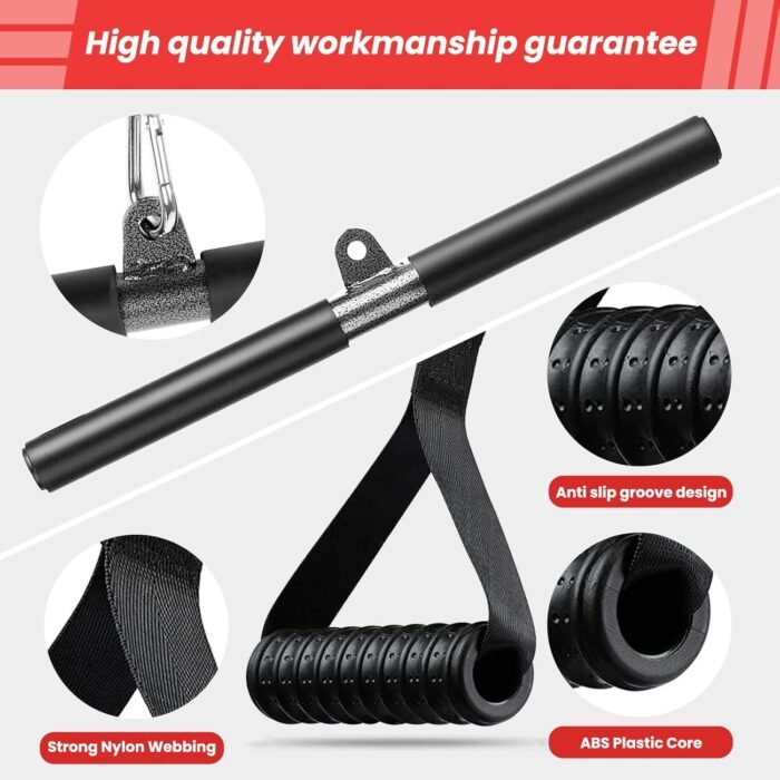 LAT Pulldown Attachments Pulley System Gym Tricep Rope Pull Down Training Cable Machine LAT Pulldown Machine for Home Gym - Image 4