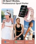 Health & Fitness Tracker, Smart Watches for Women with 24/7 Heart Rate,Sleep Tracker, 20+ Sport Modes Fitness Watches for Women, Smart Watch for Phones, IP68 Step Tracker, Pedometer Watch, Gift - Image 4