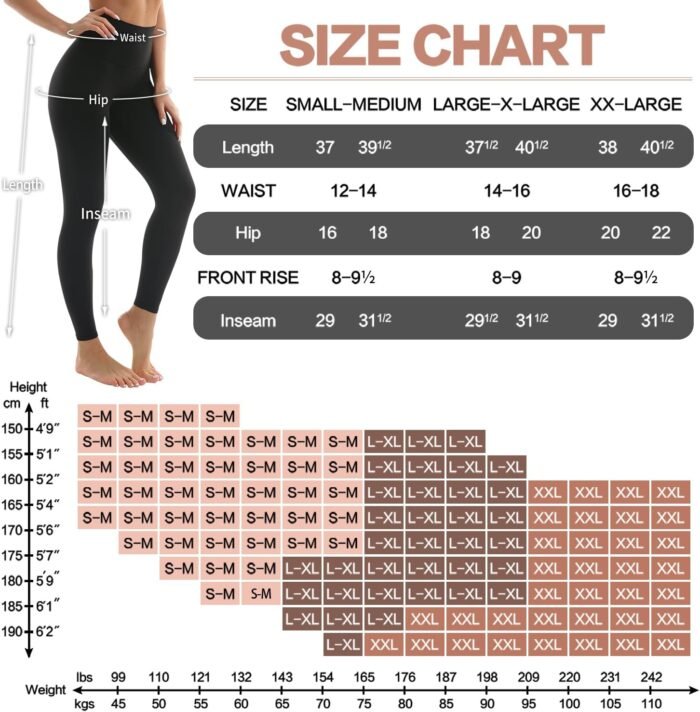 4 Pack Leggings for Women Butt Lift High Waisted Tummy Control No See-Through Yoga Pants Workout Running Leggings - Image 7