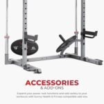 Sunny Health & Fitness PowerVersa Series All-In-One Strength Training Squat Rack And Bench Power Cage - SF-XF921041 - Image 12