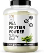 It's Just! - 100% Pea Protein, Vegan Plant Based, Grown in Canada, Premium Quality, Smooth Texture, Gluten Free, Keto Friendly (5 Pound, Unflavored) - Image 2