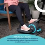 Cubii Total Body - Compact 2-in-1 Elliptical with 12 Resistance Levels, Low-Impact Cardio & Strength Training with an Ergonomic Pulley System for a Full-Body Workout - Adult to Senior - Image 7
