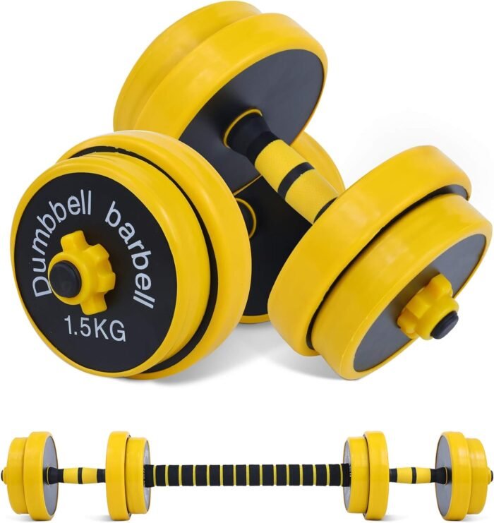 Nice C Weights, Dumbbell Set, Kettlebells, Adjustable Dumbbells, Barbell Weight Set, 20-40-50-70LB 3-in-1 set, Non-Slip, All-purpose - Image 2