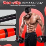 Adjustable Dumbbells Set - 20lbs/30lbs/70lbs/90lbs Multi-Functional Fitness Set, Kettlebell & Barbell Patterns, Beginner Dumbbell Fitness - Image 4